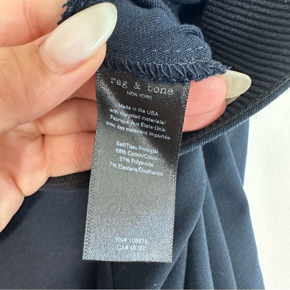 Rag & Bone Navy Blue Simone Trousers Slim Fit Size 2 - Picture 6 of 9